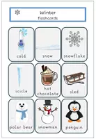 Vorschau - Bildkarten - Winter Words | Picture Flashcards Englisch | Wortschatz & Bildkarten (18 Karten) - Seite 2