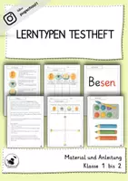 Vorschau - Bildkarten - Lerntypentest - Testheft - Deckblatt