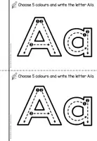 Aperçu - Feuilles d'exercices - All About letters A-Z Alphabet Books Recognition Beginning Sounds | Anglais - Page 2