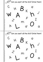 Vista previa - Hojas de trabajo - All About letters A-Z Alphabet Books Recognition Beginning Sounds | Inglés - página 3