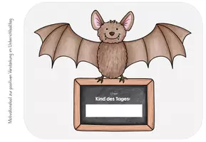 Vorschau - Poster - Classroom-Management: Kind bzw. Fledermaus des Tages (Klasse 1-4) - Seite 3