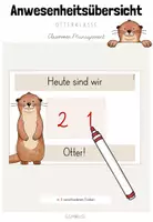 Vorschau - Poster - Classroom-Management: Anwesenheitsübersicht für deine Otterklasse - Deckblatt