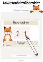 Vorschau - Poster - Classroom-Management: Anwesenheitsübersicht für deine Fuchsklasse - Deckblatt