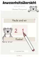 Vorschau - Poster - Classroom-Management: Anwesenheitsübersicht für deine Koalaklasse - Deckblatt