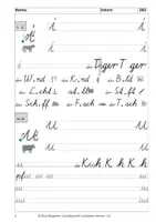 Vorschau - Arbeitsblätter - Endlich Schreibschrift lernen SAS - mit Tests und Tipps - Seite 1