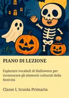anteprima - Piani di lezione - Esplorare vocaboli di Halloween per riconoscere gli elementi culturali della festività - Pagina di copertina
