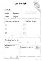 Vorschau - Arbeitsblätter - Das bin ich - Steckbrief zum Schulstart - Seite 2