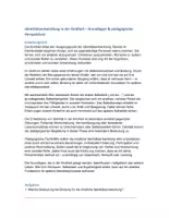 Vorschau - Arbeitsblätter - Identitätsentwicklung in der Kindheit - Seite 1