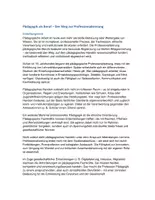 Vorschau - Arbeitsblätter - Pädagogik als Beruf – Der Weg zur Professionalisierung - Seite 1