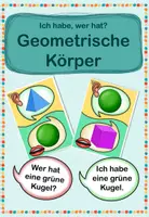 Vorschau - Spiele - Geometrie Spiel: Körper - ich habe, wer hat - Deckblatt