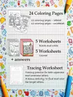 förhandsvisning - Alphabet Activities | Letter A | Printables for Kids - sida 2