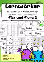 Vorschau - Poster - Wortkarten - Lernwörter - 2. Klasse - orientiert an Flex und Flora 2 (Neuauflage) - Deckblatt