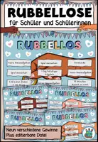 Vorschau - Mal- und Bastelvorlagen - Rubbellose mit Gutscheinen für Schüler und Schülerinnen - Bastelvorlage z.B. zum Schulstart oder Geburtstag - Deckblatt