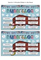 Vorschau - Mal- und Bastelvorlagen - Rubbellose mit Gutscheinen für Schüler und Schülerinnen - Bastelvorlage z.B. zum Schulstart oder Geburtstag - Seite 3
