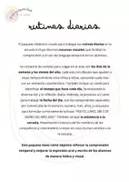 Vista previa - Refuerzo / NEE / Materiales de apoyo - RUTINAS DIARIAS - página 1