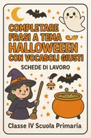 anteprima - Esercizi - Completare frasi a tema Halloween con vocaboli appropriati - Pagina di copertina