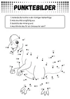 Vorschau - Arbeitsblätter - Dinosaurier Punktebilder – Von Punkt zu Punkt im Zahlenraum bis 60 - Seite 2