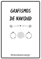 Vista previa - Manualidades / Dibujos para colorear - Grafismo NAVIDAD - Portada