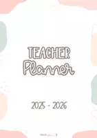 Vista previa - Para docentes: organización, planificación y formación - Teacher Planner 2025 / 2026 - página 1