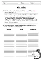 Vorschau - Arbeitsblätter - Materialpaket WORTARTEN Grundschule Deutsch - Seite 2