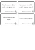 Vorschau - Merkblätter - Moderationskarten zum Klassenrat für die Hand der SchülerInnen - Seite 3