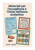 anteprima - Materiale di supporto/inclusione - Mi presento: Accoglienza prima media - giochi e attività - Pagina di copertina