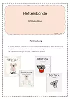 Vorschau - Anderer Materialtyp - Hefteinbände Formati - Koalaklasse - Deckblatt