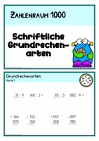 Vorschau - Stationenlernen - Kartei – Schriftliche Grundrechenarten (ZR 1000) - Seite 2