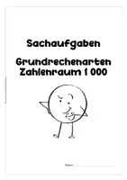 Vorschau - Arbeitsblätter - Sachaufgaben im Zahlenraum 1000 – zwei Niveaus | Klasse 3–4 - Seite 3