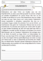 Vorschau - Arbeitsblätter - Kohlenhydrate Arbeitsblätter mit Fragen + Lösungen Musik Lesetext - Seite 1