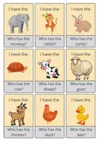 Vorschau - Spiele - Animals - Englisch Lesespiel - Seite 3
