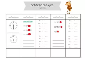 Voorbeeld - Ochtendtaakjes deel 1 (vierde leerjaar/groep 6) - Pagina 2