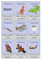 Vorschau - Spiele - Animals of Australia - Englisch Lesespiel - Seite 2