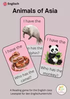 Vorschau - Spiele - Animals of Asia - Englisch Lesespiel - Deckblatt