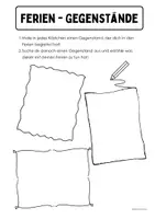 Vorschau - Arbeitsblätter - Materialpaket: Ferienrückblick - Seite 3