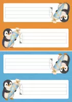 Vorschau - Anderer Materialtyp - Namensschilder Klassentier Pinguin / Pinguinklasse - Seite 1