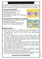 Vorschau - Arbeitsblätter - Kunstprojekt nach den Sommerferien | Sonnenbrillen zeichnen | Ferienerinnerung - Seite 1