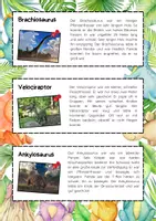 Vorschau - Merkblätter - Dinosaurierarten 12 Lesetexte zum Ausschneiden - Seite 2