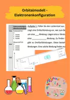 Vorschau - Arbeitsblätter - Orbitallmodell - Elektronenkonfiguration - Deckblatt