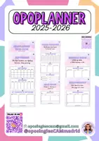 Vista previa - Para docentes: organización, planificación y formación - OPOPLANNER 2025-2026 @oposinglescammadrid - Portada