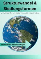 Vorschau - Arbeitsblätter - Strukturwandel & Siedlungsformen - Stadt – Land – Umland - Deckblatt