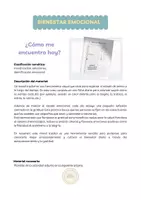 Vista previa - Hojas de trabajo - Como me encuentro hoy I Material descargable - Portada