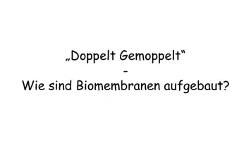 Vorschau - Stundenentwürfe - Biomembran Aufbau Flüssig-Mosaik-Modell - Unterrichtsstunde Oberstufe inkl. AB, PPT, Hefteintrag, QR-Video & Lösungen - Seite 3