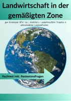 Vorschau - Arbeitsblätter - Landwirtschaft in der gemäßigten Zone - Deckblatt
