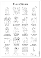 Vorschau - Arbeitsblätter - Klassenregeln Poster und Arbeitsblätter für die Grundschule - Seite 2