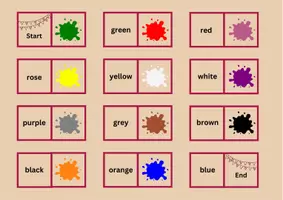 Aperçu - Jeux - Domino games: the colours - Page 1