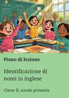anteprima - Piani di lezione - Identificazione di nomi in inglese - Piano di lezione - Pagina di copertina