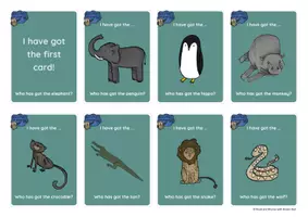 anteprima - Quiz - Brown Owl at the Zoo - I HAVE GOT ... WHO HAS GOT ...? - Pagina 1