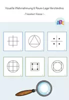 Vorschau - Spiele - Visuelle Wahrnehmung & Raum-Lage-Vertsändnis : Freiarbeit Klasse 1 - Deckblatt