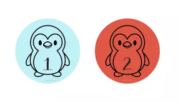Vorschau - Bildkarten - Gruppentisch-Schilder – Pinguinklasse - Seite 2